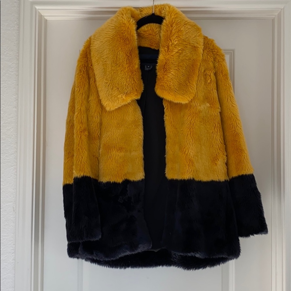 French connection Faux-fur coat - Picture 4 of 6